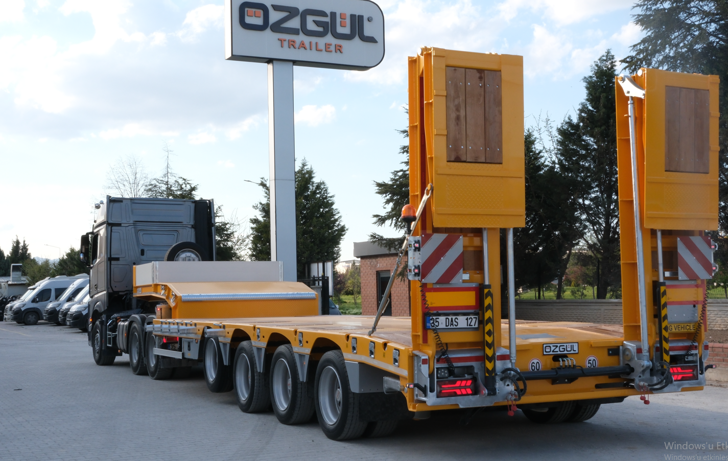 4 Dingilli Sabit Lowbed